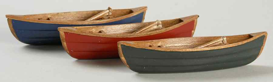 General Village Accessories Wooden Canoes-Set Of 3 - With Box Bx365 by Department 56-1
