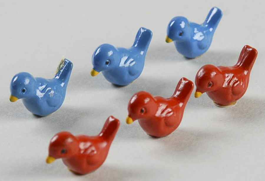 General Village Accessories Village Winter Birds - Pack Of 6 - With Box by Department 56-1
