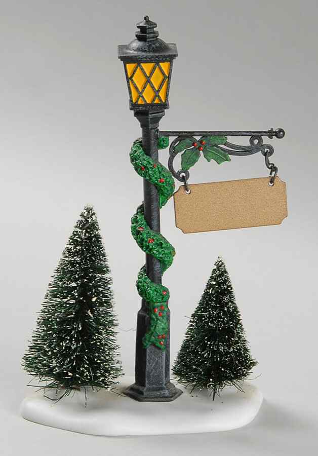 General Village Electrical Village Lamppost And Sign - No Box by Department 56-1
