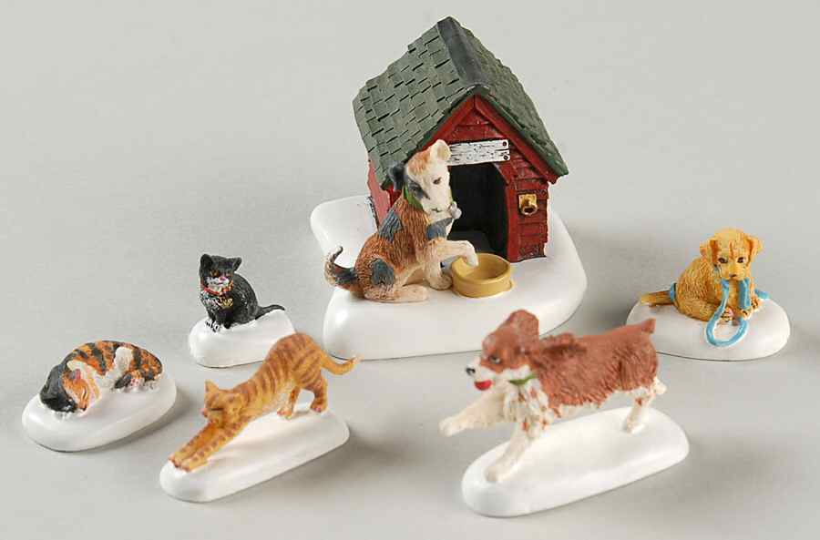 General Village Accessories Cats & Dogs - Bx363 With Box by Department 56-1