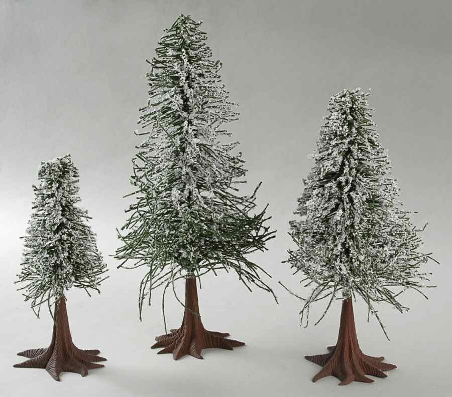 General Village Tree Accessories Frosted Norway Pines-Set Of 3 - Boxed by Department 56-1