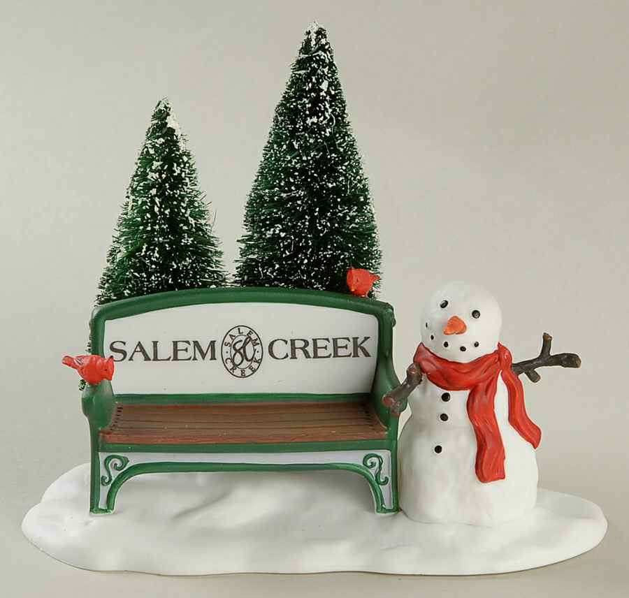 General Village Accessories Village Park Bench-Salem Creek - With Box 517a by Department 56-1