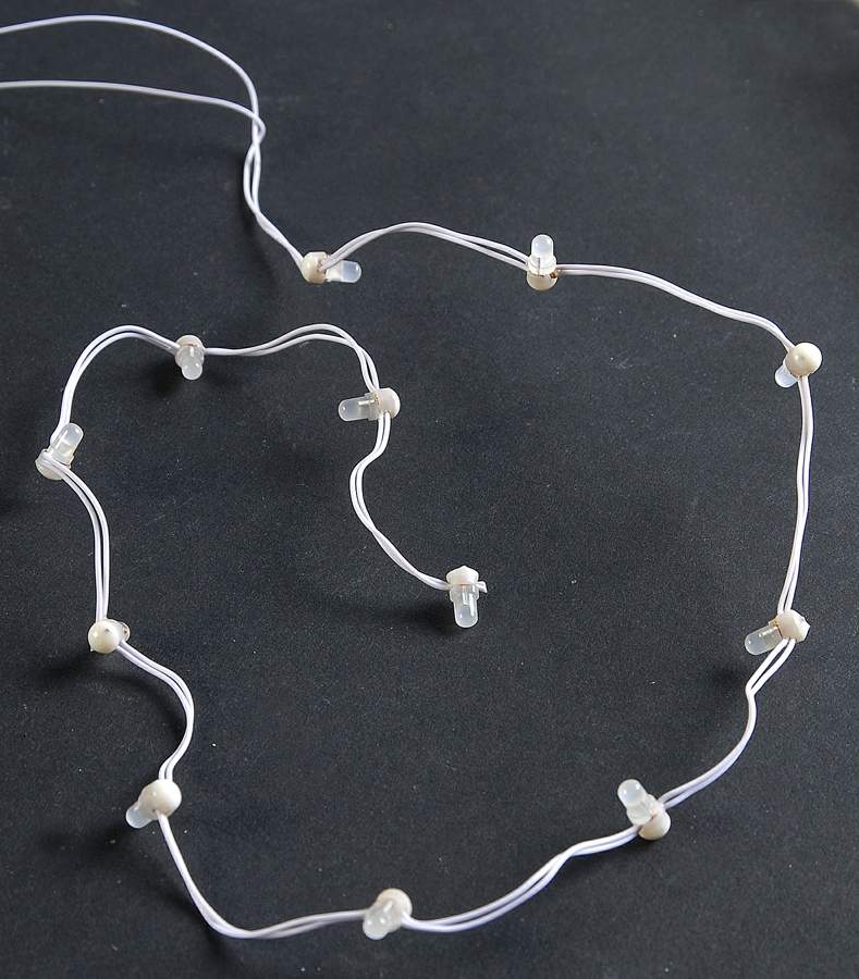 General Village Electrical String Of 12 Bright Wh Lights - Boxed by Department 56-1