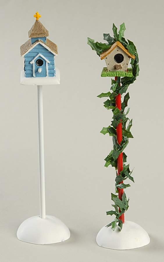 General Village Accessories Backyard Bird Houses - Boxed by Department 56-1