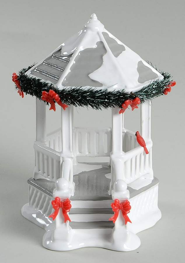 General Village Accessories Picket Lane Gazebo - With Box Bx698 by Department 56-1