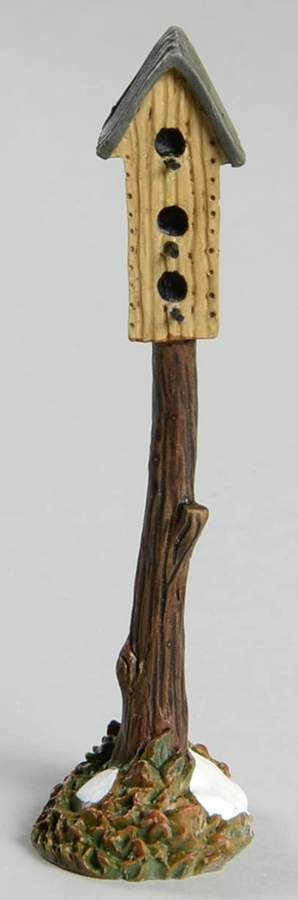 General Village Accessories Woodland Birdhouse - With Box Bx689 by Department 56-1