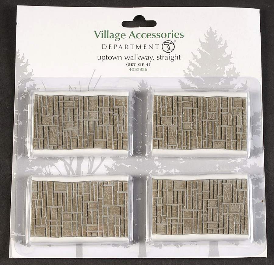 General Village Accessories Uptown Walkway - Straight - Nb744, No Box by Department 56-1