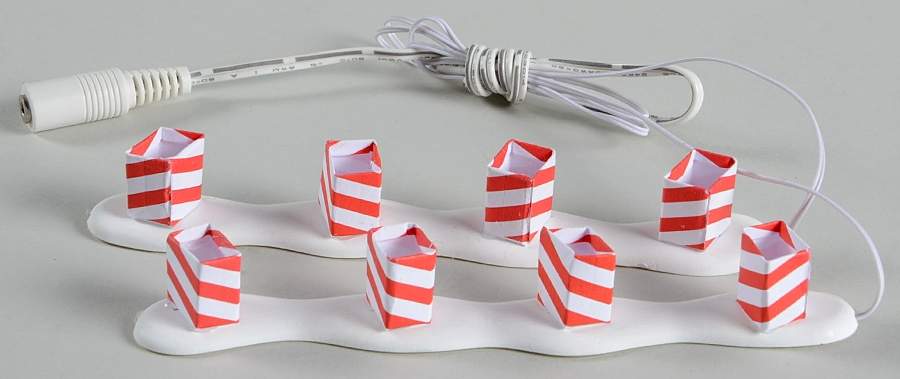 General Village Electrical Peppermint Bag Luminaries - No Box by Department 56-1