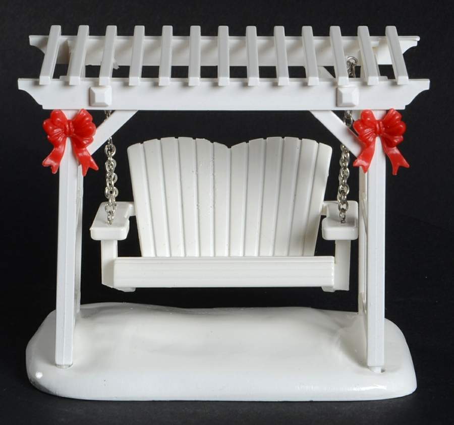 General Village Accessories Picket Lane Garden Swing - With Box Bx739 by Department 56-1