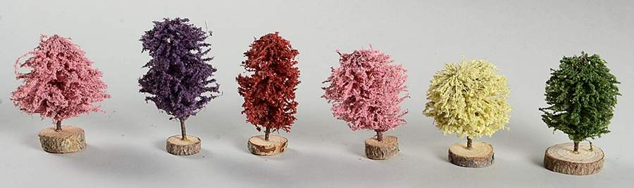 General Village Tree Accessories Springtime Promo Trees - Boxed by Department 56-1