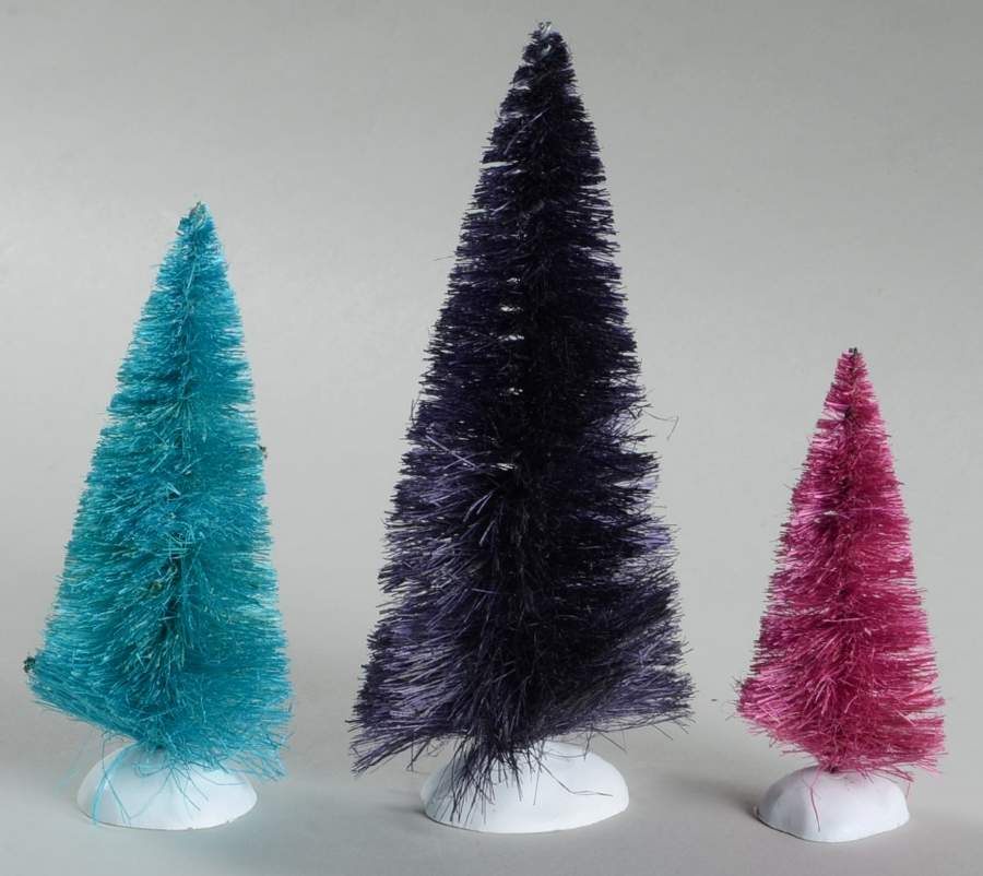 General Village Tree Accessories Tinted Sisal Trees - Boxed by Department 56-1