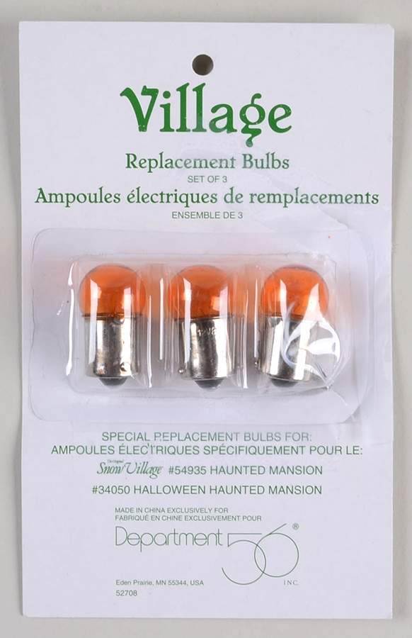 General Village Electrical Replacement Light Bulb-Yellow - Boxed by Department 56-1