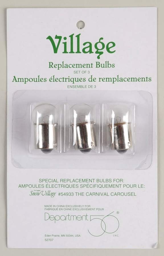 General Village Electrical Replacement Light Bulb-Clear - No Box by Department 56-1
