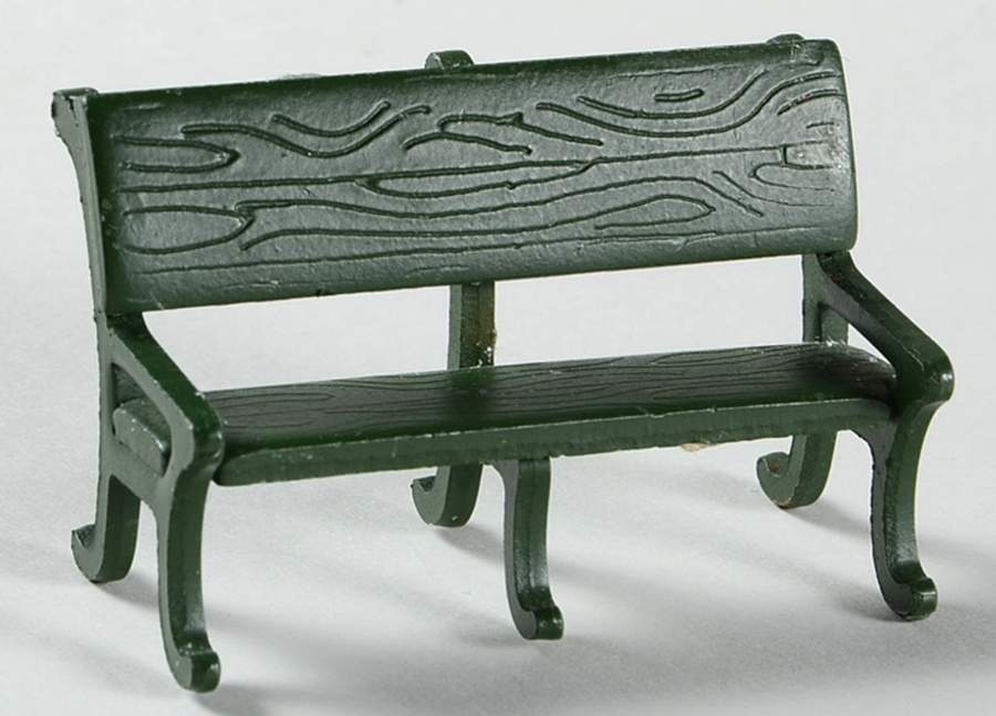General Village Accessories Park Bench-Green - No Box by Department 56-1