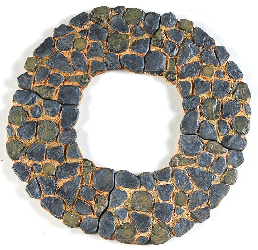 General Village Accessories Slate Stone Path-Curved Set Of 4 - With Box Bx348 by Department 56-1
