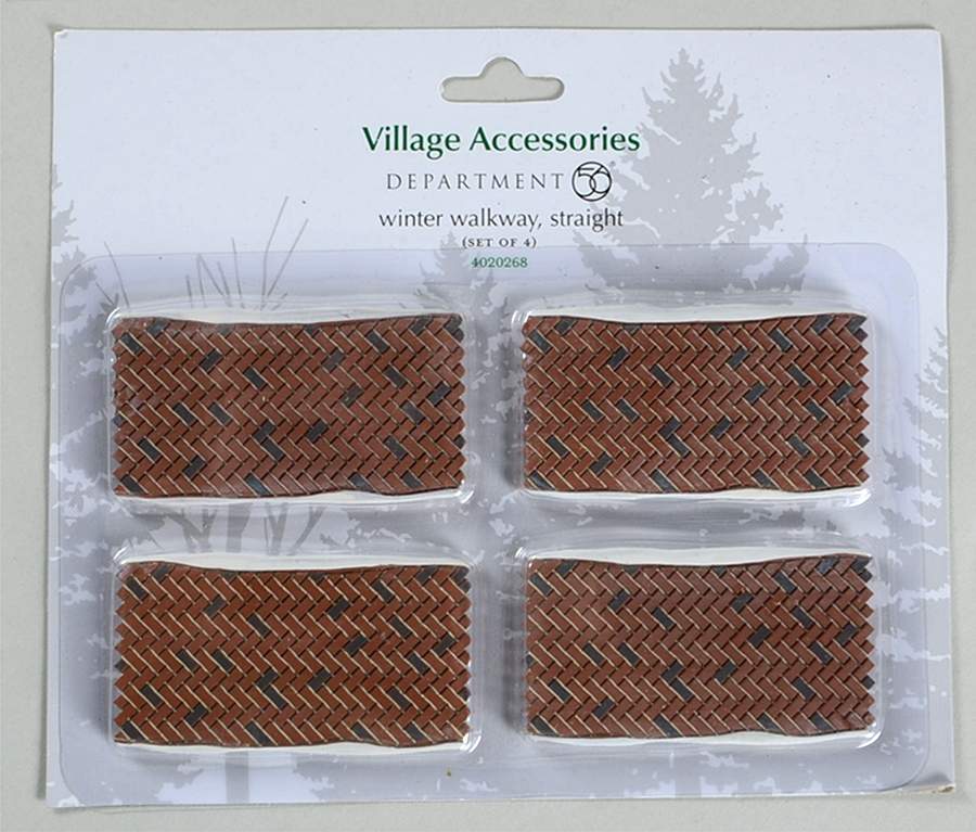 General Village Accessories Winter Walkway-Straight - With Box by Department 56-1