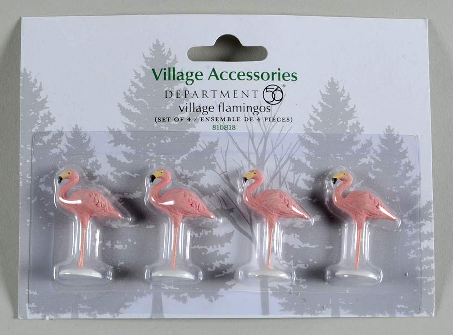 General Village Accessories Village Flamingos - No Box by Department 56-1