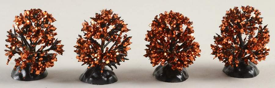Snow Village Halloween Halloween Sparkle Shrubs - Boxed by Department 56-1