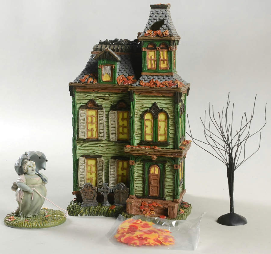 Snow Village Halloween Hazel's Haunted House - Boxed by Department 56-1