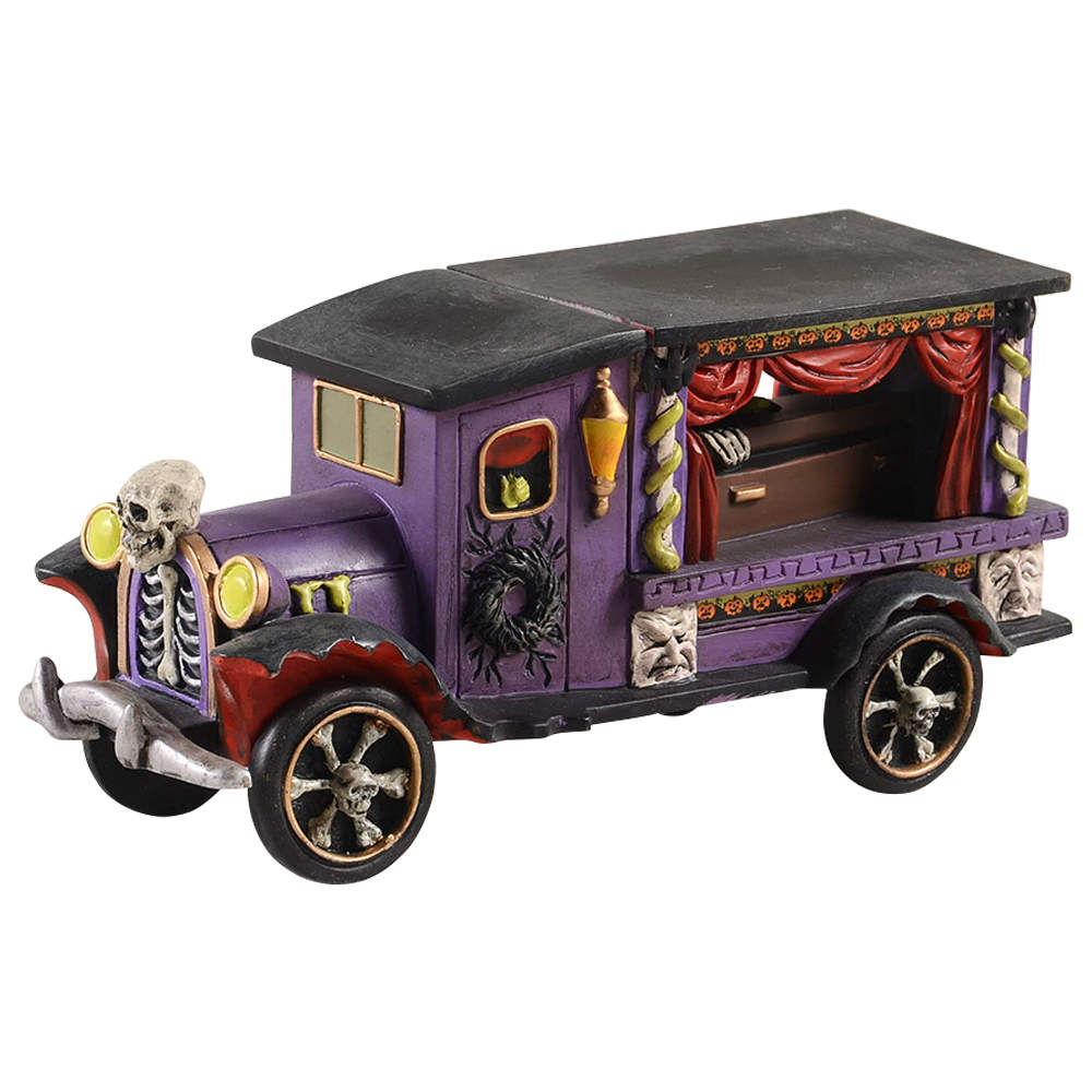 Snow Village Halloween Last Rites Ride - Boxed by Department 56-1