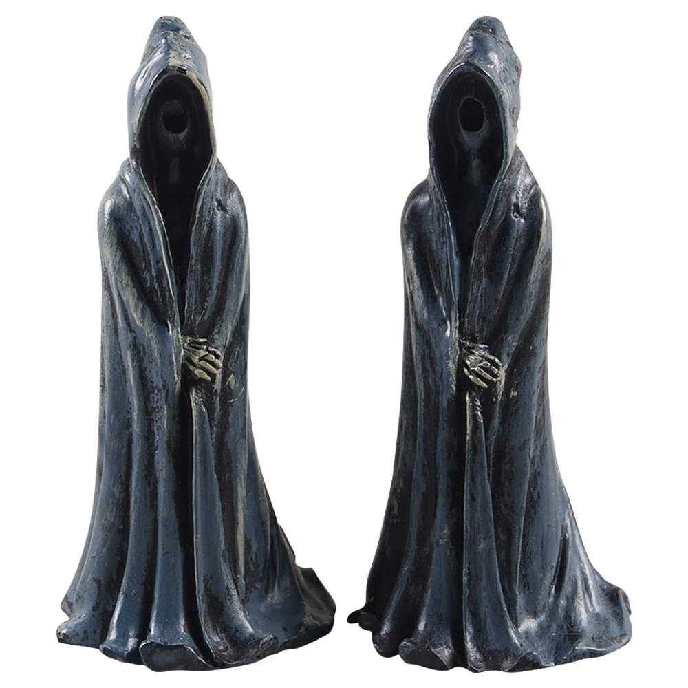 Snow Village Halloween Lit Ghoulish Figures - With Box-Bx563 by Department 56-1