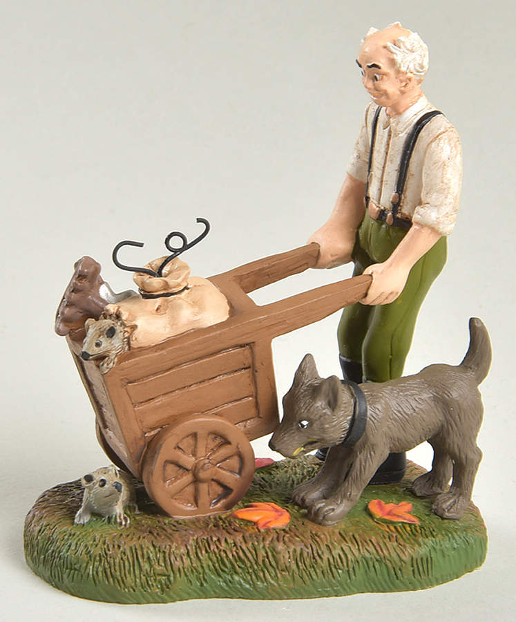 Rest in Peace-Snow Village Halloween Rat Catcher - With Box by Department 56-1