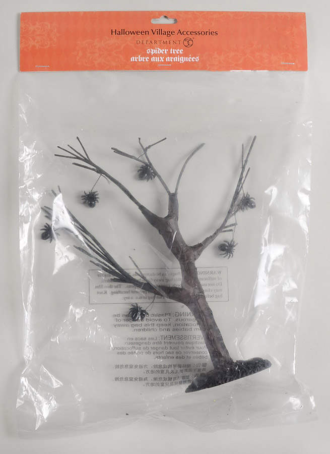 Snow Village Halloween Spider Tree - With Box Bx698 by Department 56-1