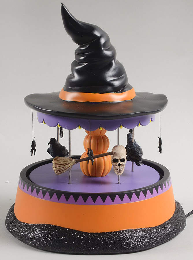 Snow Village Halloween Haunted Scary Go Round - With Box Bx 683 by Department 56-1