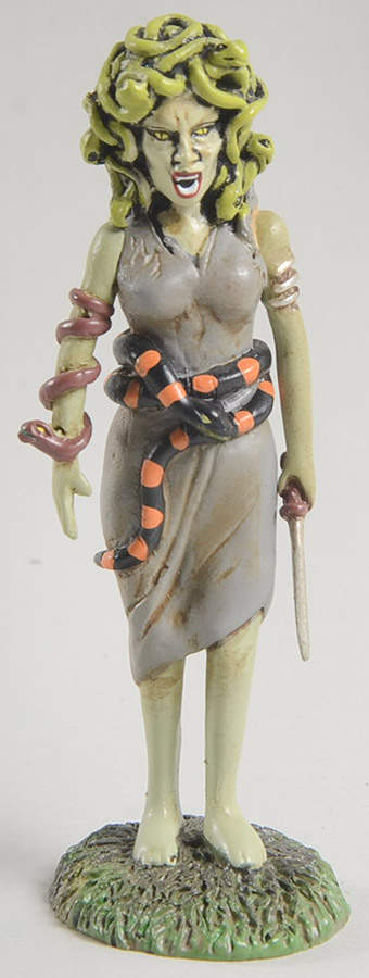 Rest in Peace-Snow Village Halloween Medusa The Gorgon - No Box by Department 56-1