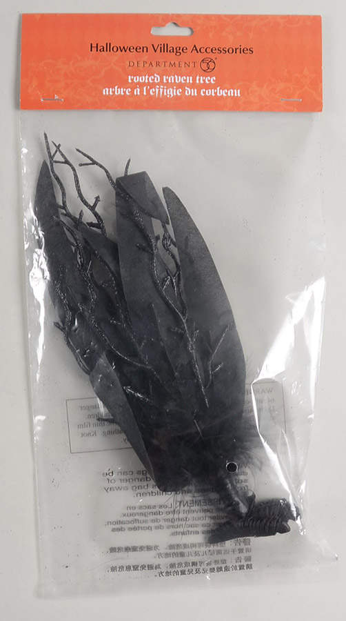 Snow Village Halloween Rotted Raven Tree - With Box Bx677 by Department 56-1