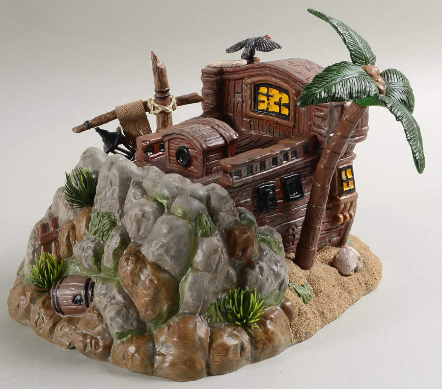 Snow Village Halloween Pirate Haven Hideaway - With Box Bx731 by Department 56-2