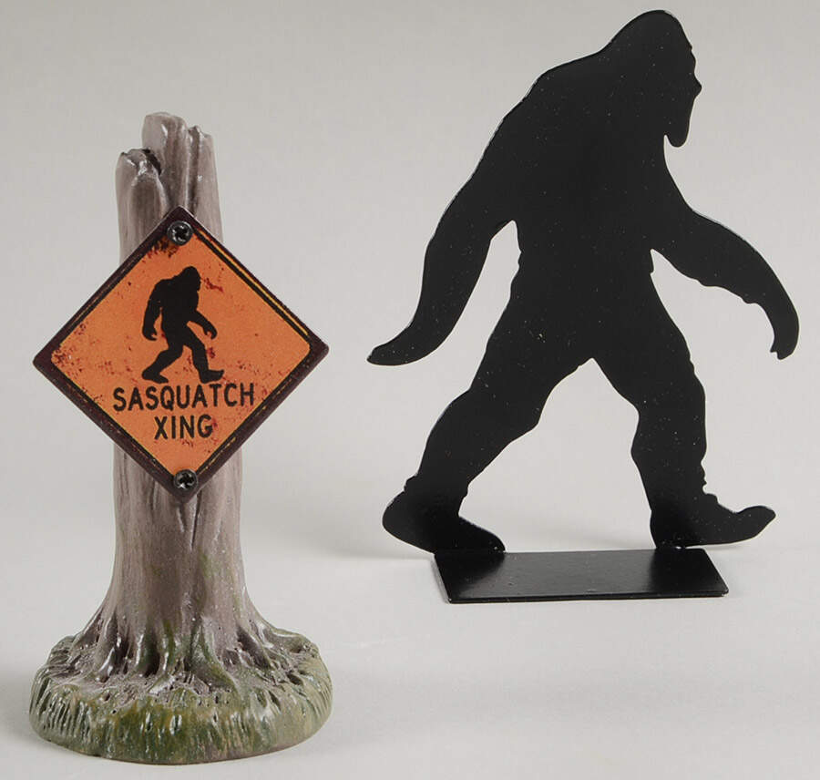 Snow Village Halloween Sasquatch Silhouette-Set Of 2 - With Box Bx729 by Department 56-1