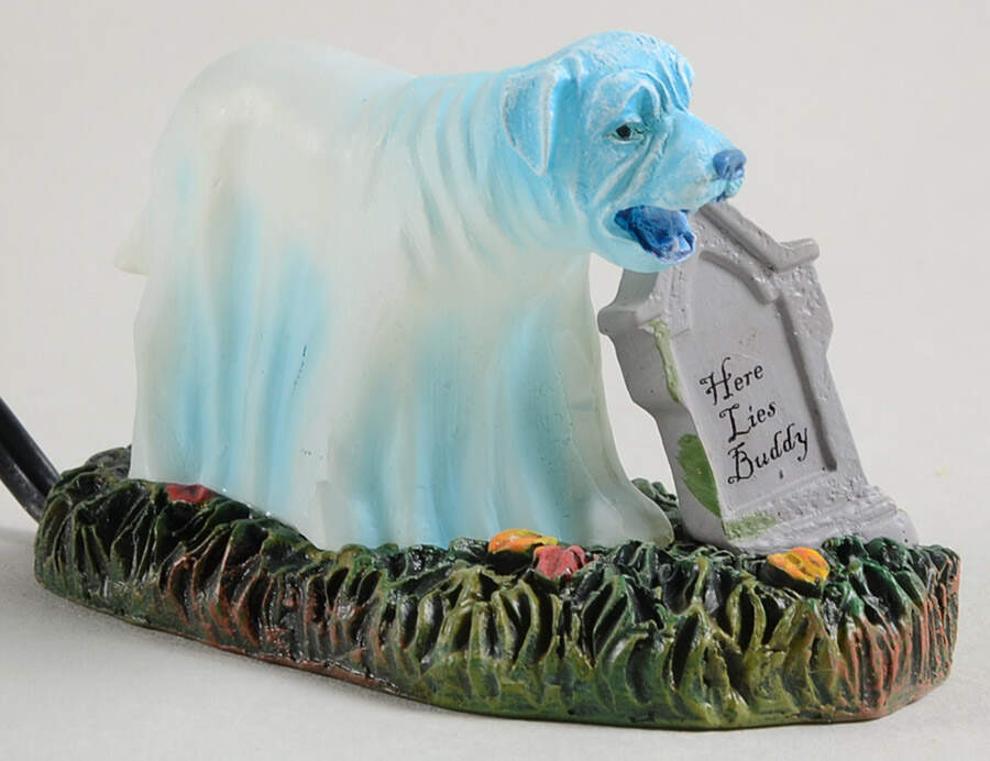 Snow Village Halloween Buddy's Ghost - With Box Bx707 by Department 56-1
