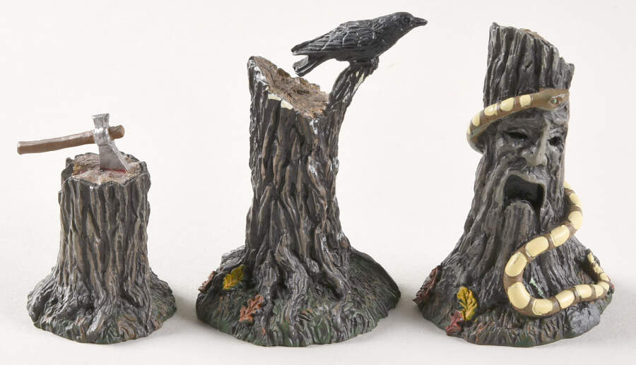Snow Village Halloween Scary Stumps - With Box Bx313 by Department 56-1