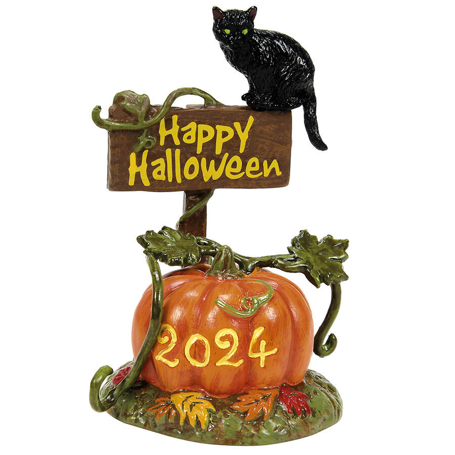 Snow Village Halloween Feline Noir Debut, 2024 - With Box Bx758 by Department 56-1