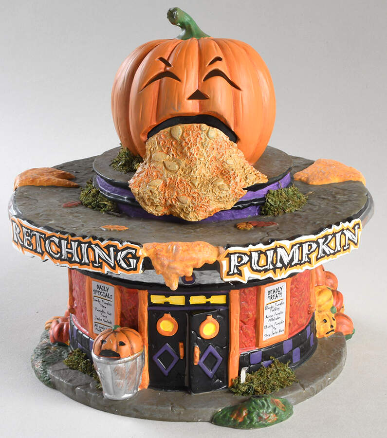 Snow Village Halloween Retching Pumpkin Diner - Boxed by Department 56-1
