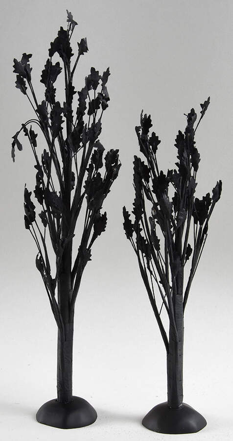 Snow Village Halloween Spooky Shadows Oak Trees - Boxed by Department 56-1