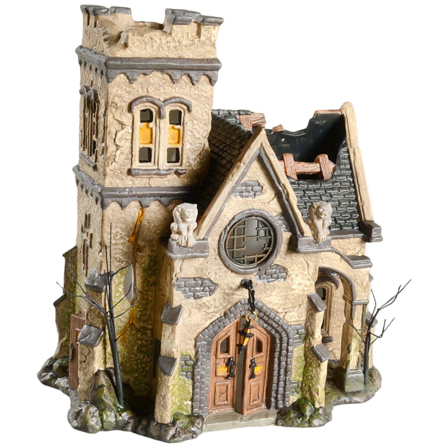 Snow Village Halloween The Haunted Church - Boxed by Department 56-1