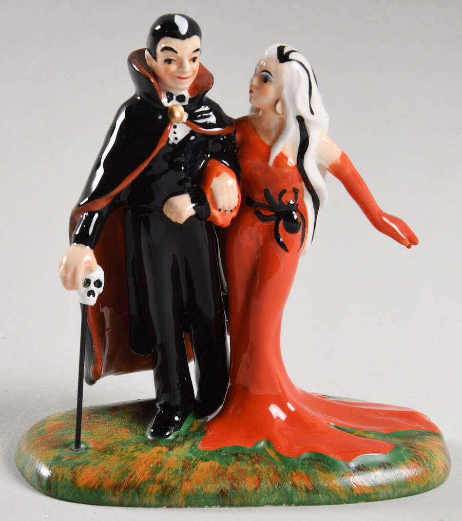 Snow Village Halloween Out For A Bloody Good Time - With Box Bx321 by Department 56-1
