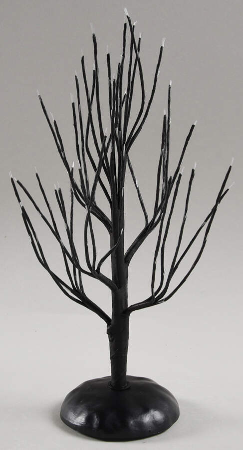 Snow Village Halloween Twinkle Branch Tree - Black - With Box Bx773 by Department 56-1
