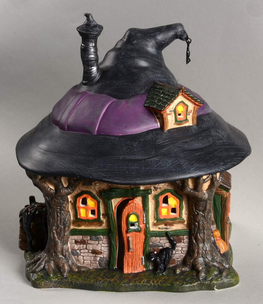 Witch Hollow-Snow Village Halloween Hilda's Witch Haunt - No Box by Department 56-1
