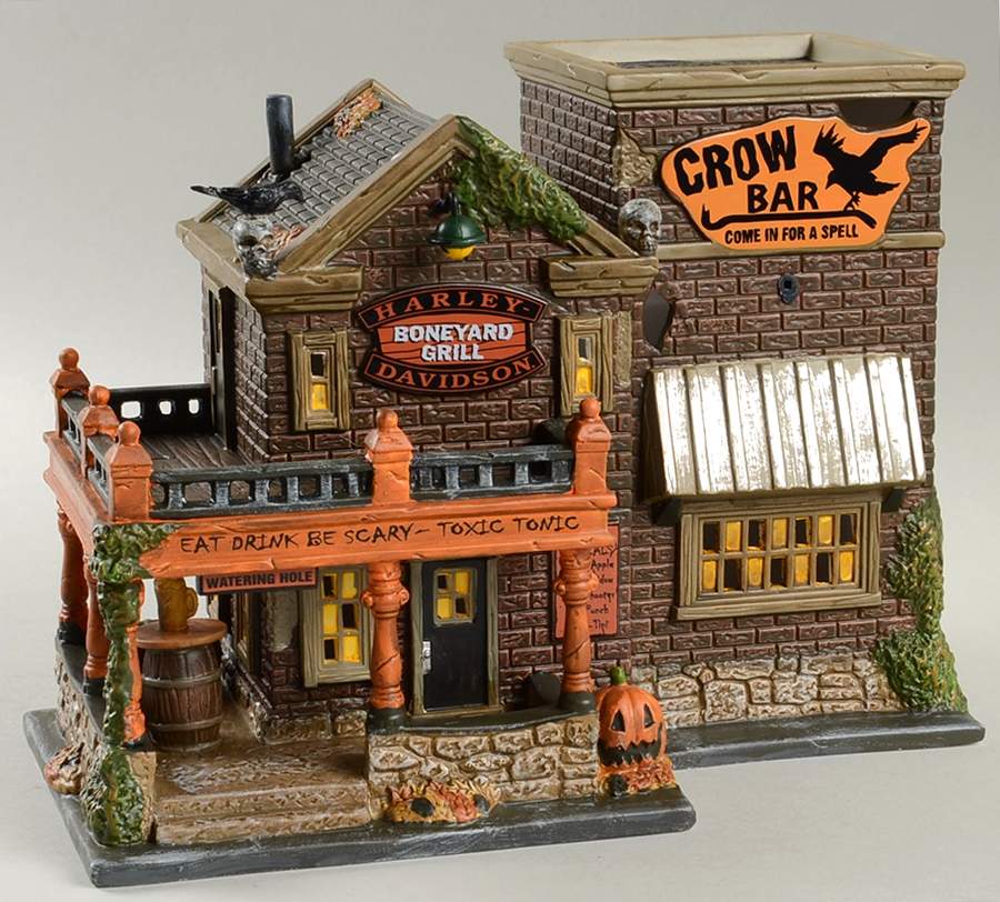 Haunted Harley Davidson Harley Crow Bar - Boxed by Department 56-1