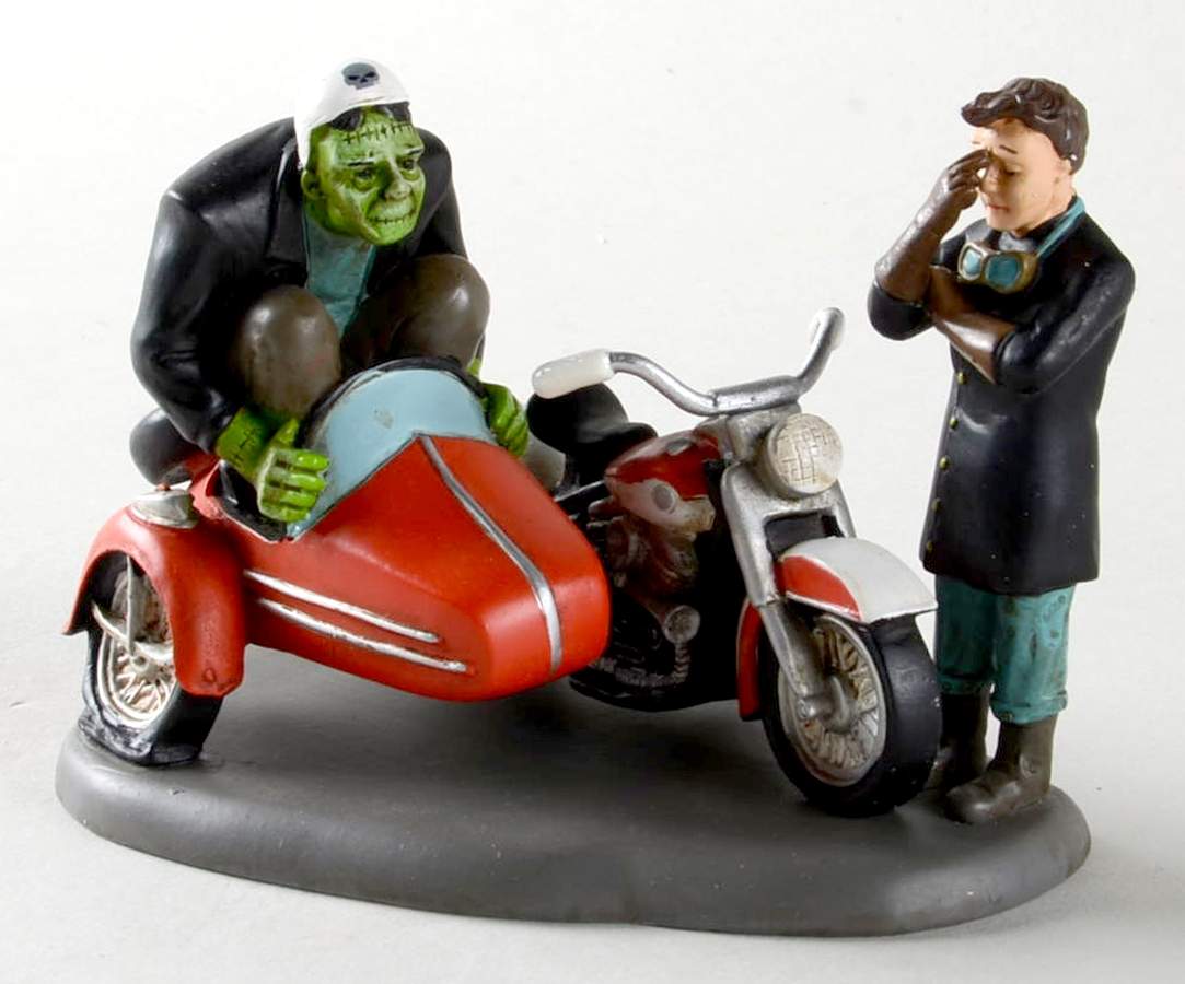 Haunted Harley Davidson Forced Fit - Boxed by Department 56-1