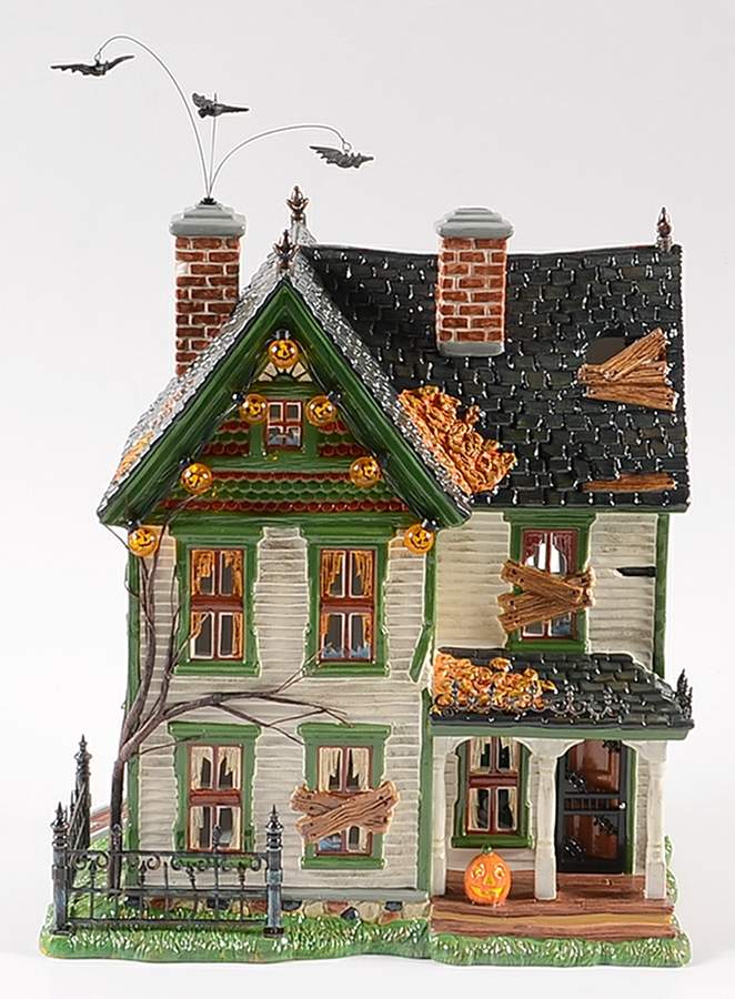 Snow Village Halloween Spooky Farmhouse - Boxed by Department 56-1