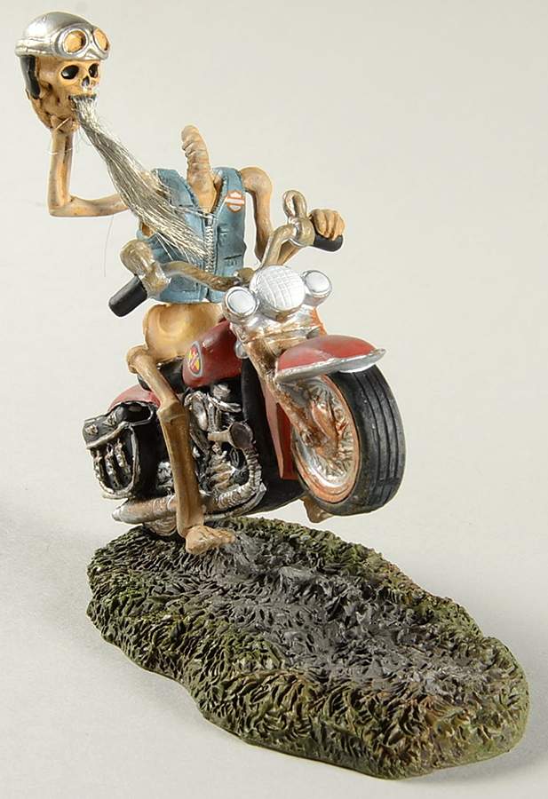 Haunted Harley Davidson Headless Harley Rider - No Box by Department 56-1