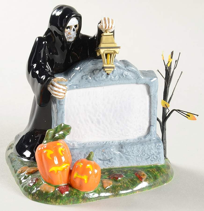 Snow Village Halloween Halloween Village Sign - Boxed by Department 56-1