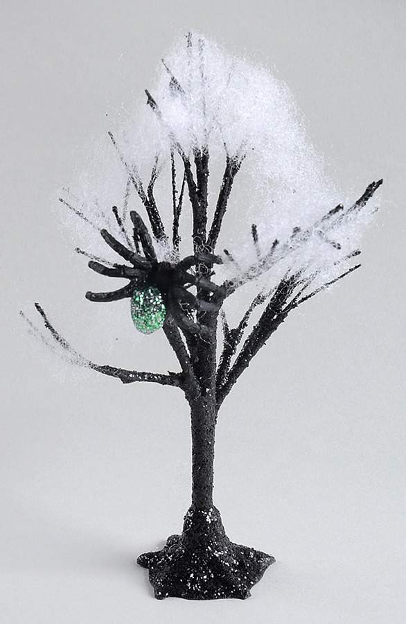Snow Village Halloween Haunted Spider Tree - With Box by Department 56-1