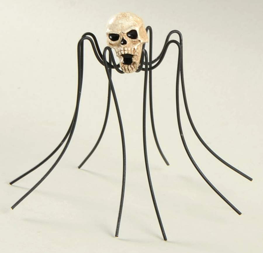 Snow Village Halloween Skull Spider - With Box by Department 56-1