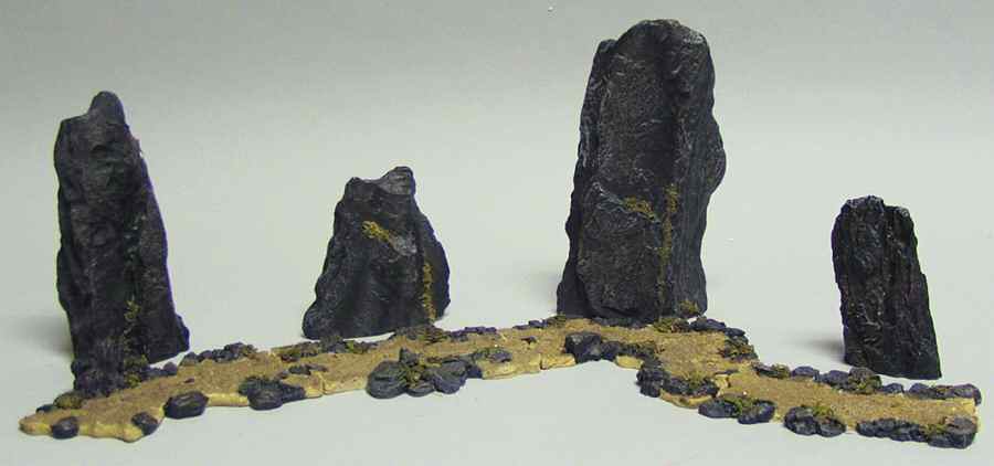 Snow Village Halloween Eerie Rocks & Road - Boxed by Department 56-1
