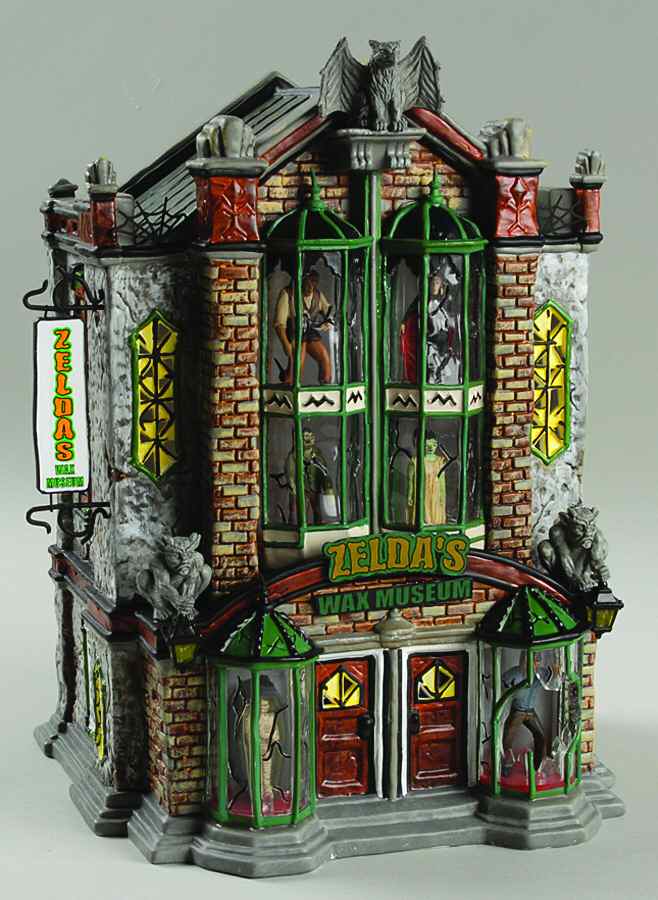 Snow Village Halloween Zelda's Wax Museum - Boxed by Department 56-1
